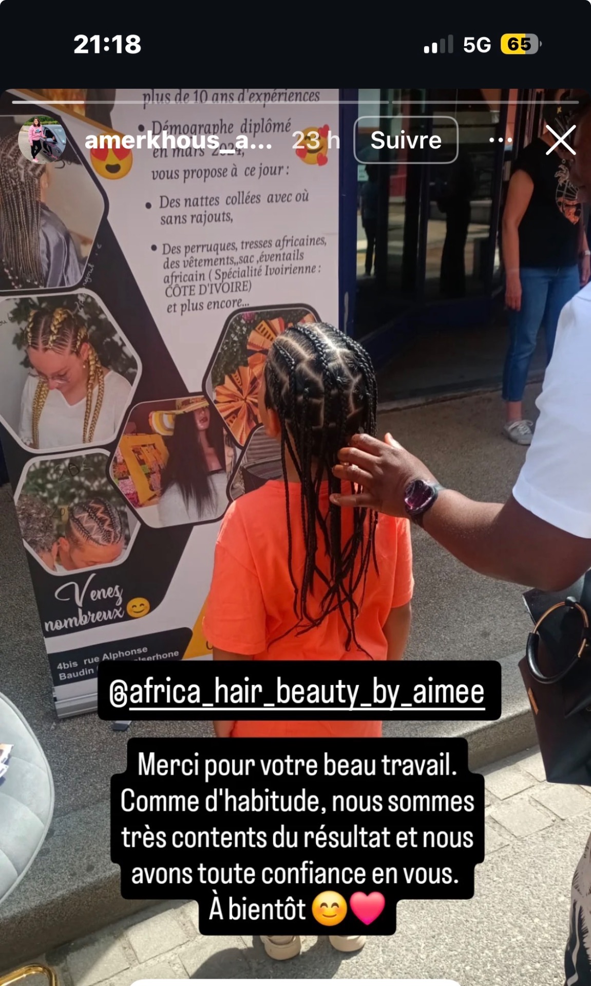 AFRICA HAIR&BEAUTY BY Aimée  — Coiffeur à Bourg-en-Bresse